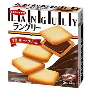 日本 LANGULY 伊藤 夾心 餅乾 薄燒 12枚入 黑巧克力 白巧克力 抹茶 哈密瓜