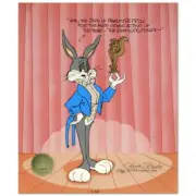 Chuck Jones Pewlitzer Prize"Bugs Bunny Hand Signed painted Looney Tunes cel COA