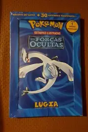 2006 POKEMON TCG LUGIA "EX Unseen Forces Half Theme Deck" Book Portuguese SEALED