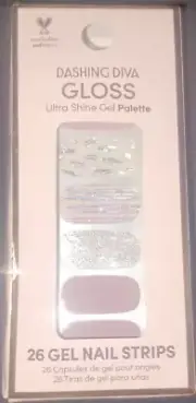 Dashing Diva Gloss Ultra Shine Gel Pallette 26ct Nail Strips Manicure Press-on
