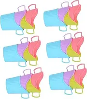 Kisangel 1set Cup Holder Iced Coffee Sleeve Coffee Mug Sleeve Cup Covers for Drinks Water Jug Stand Holders Handle Beer Cup Sleeve Cups Water Cup Drink Holder Mulled Car Cup Mat 24pcs