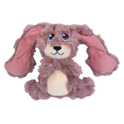 Kong Scrumplez Bunny Medium Dog Toy Active Play Canine Tug Fetch Squeaky Ears