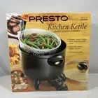 (NEW) Vtg Presto 06000 Kitchen Kettle Multi-Cooker - Black SEALED