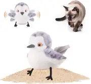 Flapping Bird Cat Toy – Rechargeable, Touch-Activated, Chirping Cat Kicker 4.0
