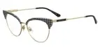 Kate Spade ROZALYN/G NZU White/Black Gold Patterned Cat Eyed Women's Eyeglasses