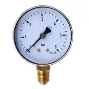 Ts-60-6 6 Bar Mini Pressure Gauge Dial Air Compressor Meter Hydraulic Tester Measuring Tool