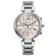 CITIZEN XC 時尚光動能新觀感優質亮麗腕錶-粉紅面-FB1450-53W