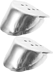 BESPORTBLE 2 Pairs Drywall Stilt Replacement Parts Metal Heel Bracket Stilt Accessories