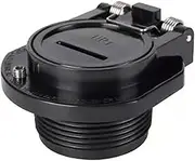 [ATIE] Pool Free Rotation Snap-Lock Vacuum Vac Lock Safety Wall Fitting W400BBKP/600-2201 Replacement for Zodiac, Hayward, Pentair Suction Pool Cleaners (Black)