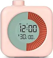 Digital Visual Timer,60-Minute Countdown Timer,Time Management Tool with Timer for Kids,Home,Kitchen,Indoor,or Office(Pink)