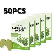 50 Pcs Knee Patch Wormwood Knee Plaster Extract Analgesic Cartilage Pain Relieving Patch