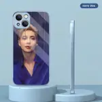 SHINEE TAEMIN 鋼化玻璃手機殼保護套適用於 IPHONE XR XS MAX 11 12 13 14 15