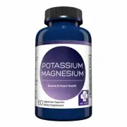 MD. Life Magnesium Potassium Supplement - 60 Capsules - High Absorption Magne...