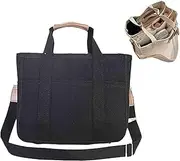 [Generic] Gilmoreglee Tote Bag, Gilmoreglee Everyday Tote Bag, Multi Pocket Canvas Tote Bag, Multi Pocket Tote Bag With Compartments And Cup Holder, Canvas Tote Bag With 4 Compartment, Handbag