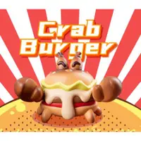 在飛比找蝦皮購物優惠-［現貨］Crab Burger美味漢堡蟹系列 確定款 透明櫻