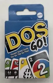 DOS Pocket-Sized Card Game To-Go by Mattel - New & Sealed