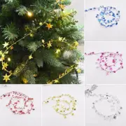 7.5M Christmas Hanging Star Pine Tree Garland Rattan Xmas Party Wedding Ornament