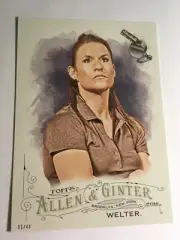 2016 Topps Allen & Ginter Jumbo 5x7 Jen Welter Football Coach #’d 14/49