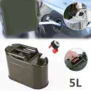 5L Auto Motorcycle Spare Fuel Tank Jerrycan Metal Car Petrol Oil Container Can (for: Renault)
