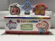 Cocomelon Kiddy Dough Set w/ 3 Count Tubs & 3 Figure Stampers NEW