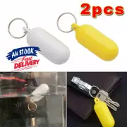2Pcs Keyring Floating Float Keychain Buoyant Marine Sailing Boat Key Ring Fender