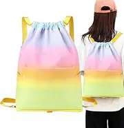Waterproof Beach Bag,Portable Beach Backpack for Swimming - Large Capacity Portable Backpack Breathable Tote for Water Sports Friends Family Gym Casual Sports Swimming