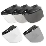 三扣式鏡片 抗UV 長鏡片 短鏡片 安全帽鏡片 台灣製造 檢驗合格