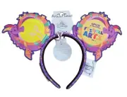 2025 Disney Parks Loungefly Epcot Festival of the Arts Figment Ear Headband