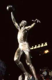 former Philadelphia 76ers player Julius Dr J Erving statue unveile- Old Photo