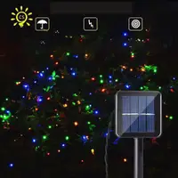 在飛比找蝦皮商城優惠-LED太陽能燈串聖誕燈戶外插入草坪燈花園 CS燈具