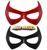 Red Hood Jason Todd Robin Young Justice Superhero Masks - FREE bonus!