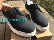 NIB Dr. Martens Women's Lester 3-Eye Shoe Canvas Fashion Oxfords Black UK3 /US 5