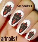 Krampus Christmas Devil Nail Xmas Art Water Decal Stickers Manicure Salon Polish