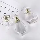 SALE - 50ML Refillable Perfume Atomizer Empty Flat Glass Spray Bottle Containers