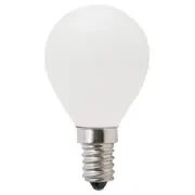 SAL LFR27E14D - Fancy Round Opal Bulb 4W Dimmable - E14 - Warm White