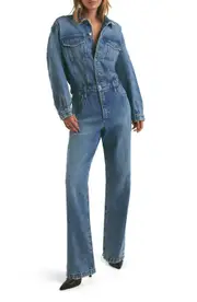 Favorite Daughter The Epic Denim Jumpsuit in Fargo at Nordstrom, Size X-Small