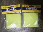 2 Atlas Mikes Spawn Net 3x3 squares chartreuse
