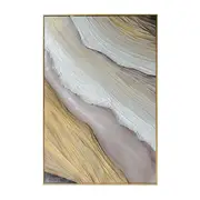 Raine Modern Textured Canvas Hanging 3D Textured Wall Art 100 x 150cm