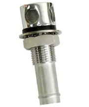 Whitecap 6004 Stainless Steel Straight Round Head Gas Vent