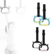 2 Pieces Gymnastics Rings for Children Gym Rings for Calisthenics Home