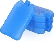 Mipcase 4Pcs Freezer Packs for Coolers Reusable Ice Blocks for Long Lasting Cooling Easy to Use Fill with Water for Summer for Offices and Bedrooms