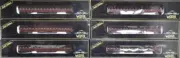 WEAVER 3-RAIL PENNSYLVANIA PULLMAN BRADLEY 21” PASSENGER COACH 6 CAR SET