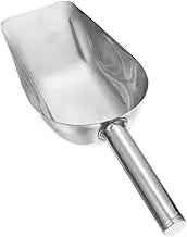 iplusmile Stainless Steel Food Scoop Multi Purpose Ice Shovel for Rice Flour and Grains Ergonomic Handle for Tool for Freezer and Ice Buckets