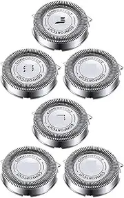 6Pcs SH30/50/52 Shaver Replacement Heads，Compatible for Philips, 1000, 2000, 3000, 5000 Blade Head