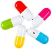 Medinc Pack Of 4 Capsule, Medication Pens Great For Vets, Doctor's, Nurses Pharmacists And Pharmaceutical Rep Novelty Pens Novelty Desk Accessories Cute Pens Black Ink Micro Pen Ballpoint Pen Set