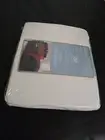 JUBILEE White Percale Twin Size Fitted Sheet 180 Thread Count Cotton/Polyester