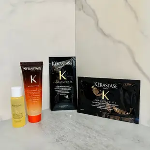 [現貨] KERASTASE卡詩 金緻柔馭露15ml 黑鑽極萃逆時髮浴10ml /髮膜15ml 燦金絕色 粉漾芯生