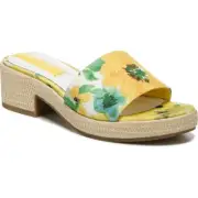 Franco Sarto Womens Pony 3 Orange Slide Heels Shoes 5.5 Medium (B,M) BHFO 2719