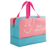 Travel Bag Waterproof Oxford Cloth Pink Smiley Face Other Luggage