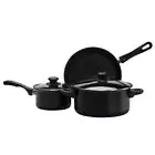 3 Piece Cookware Set Fry pan Saucepan Pot Non-stick Carbon steel Fry Pan Cooking